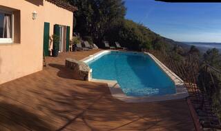 Sea and lake view villa